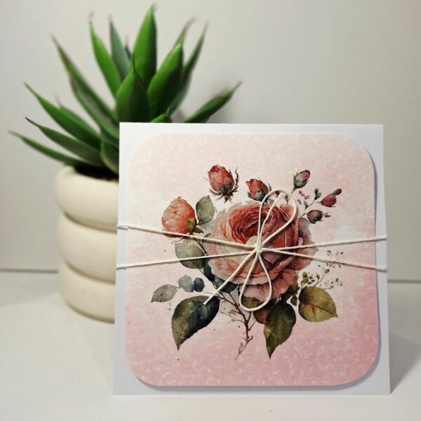 Kartka Okolicznościowa - Bez Okazji - Róża