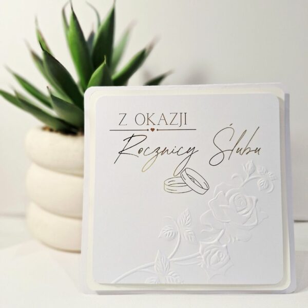 Kartka Okolicznościowa - Z Okazji Rocznicy Ślubu - Strzałka