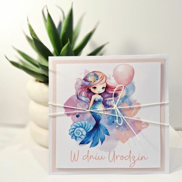 Kartka Okolicznościowa - W Dniu Urodzin - Syrenka