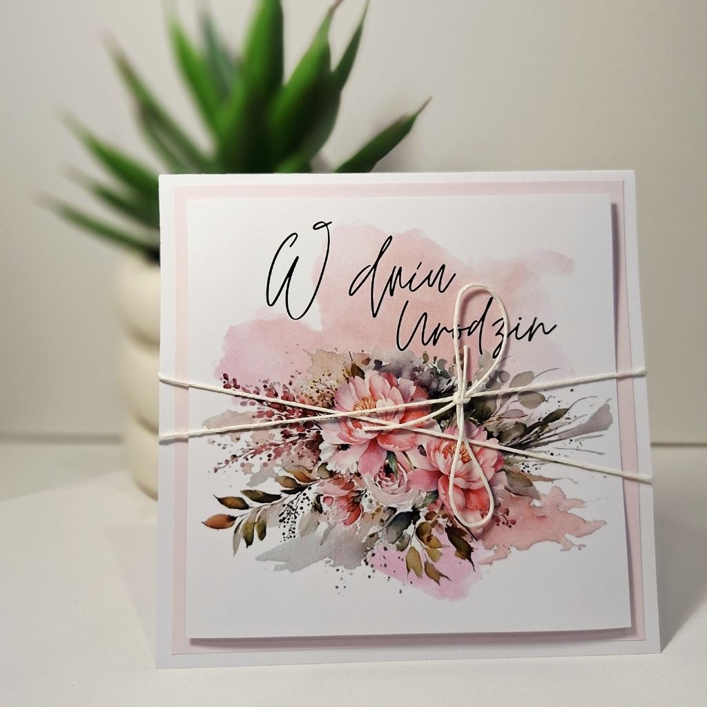 Kartka Okolicznościowa - W Dniu Urodzin - Kompozycja