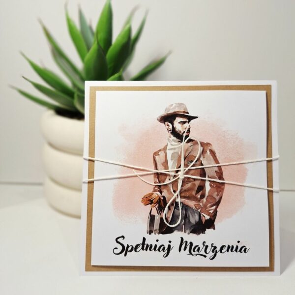 Kartka Okolicznościowa - Spełniaj Marzenia - Kapelusz