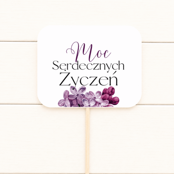 Pik - Topper - Moc Serdecznych Życzeń - 8 szt. - Bez