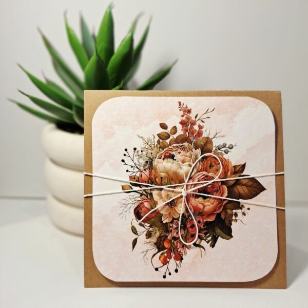 Kartka Okolicznościowa - Bez Okazji - Brudny róż