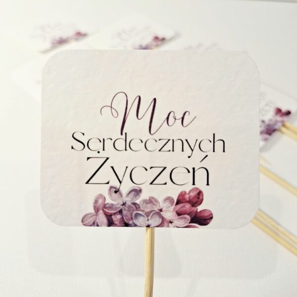 Pik - Topper - Moc Serdecznych Życzeń - 8 szt. - Bez