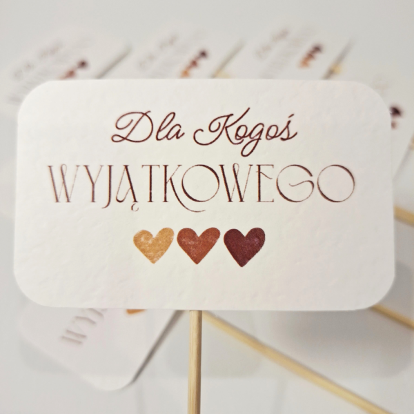 Pik - Topper - Dla Kogoś Wyjątkowego - 8 szt. - serca