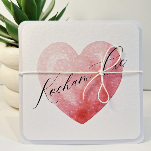 Kartka Okolicznościowa - Kocham Cię - Walentynki