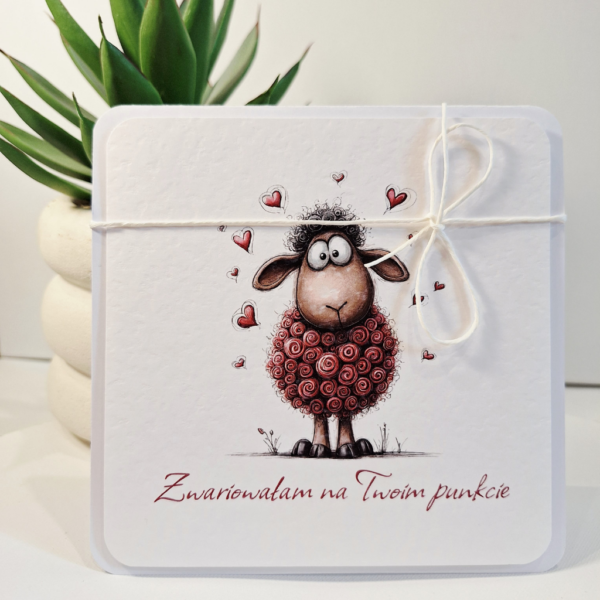 Kartka Okolicznościowa - Zwariowałam na Twoim punkcie - Walentynki