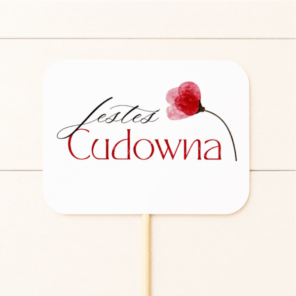 Pik - Topper - Jesteś Cudowna - 8 szt. - kwiat