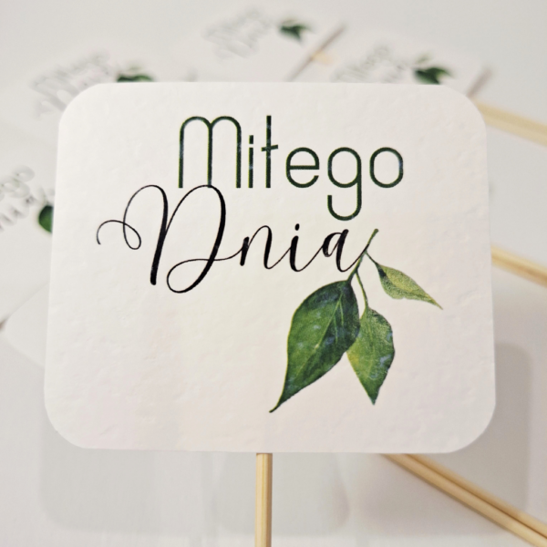 Pik - Topper - Miłego Dnia - 8 szt. - liść