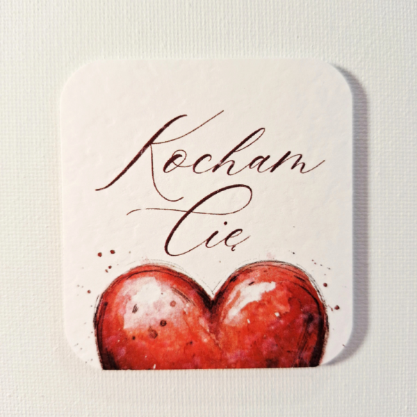 Plakietka - Serce - 12szt.