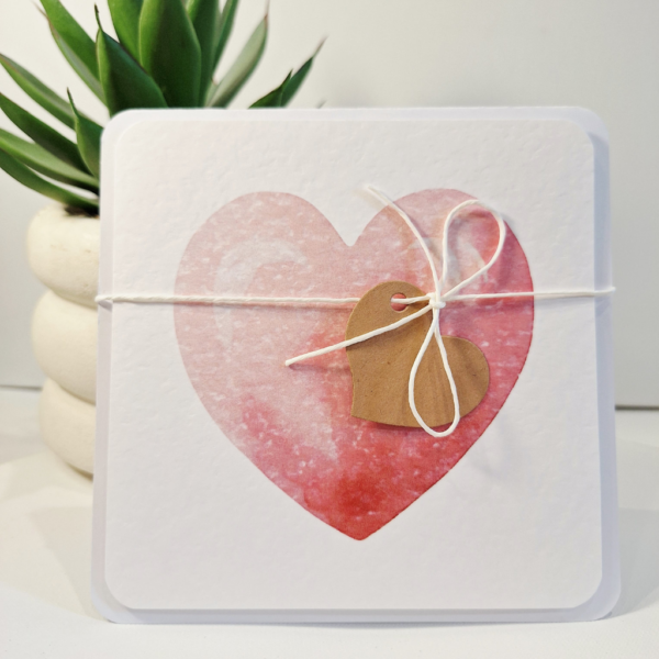 Kartka Okolicznościowa - Serce- Walentynki