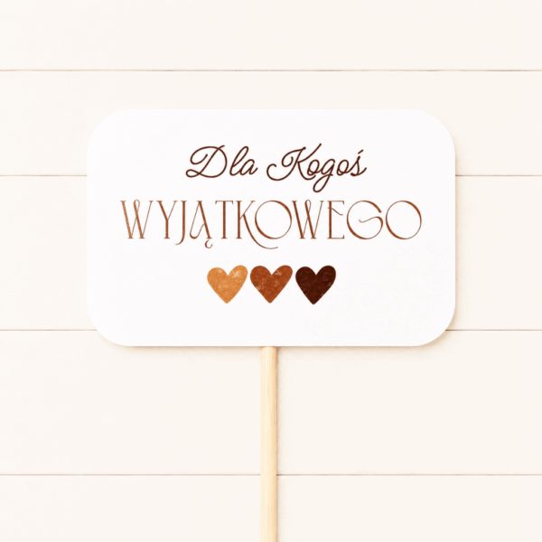 Pik - Topper - Dla Kogoś Wyjątkowego - 8 szt. - serca