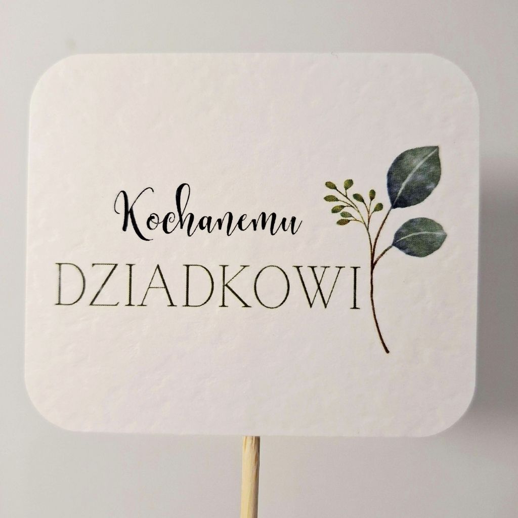 Pik - Topper - Kochanemu Dziadkowi - 8 szt.