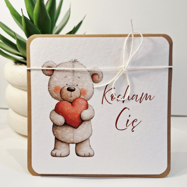 Kartka Okolicznościowa - Kocham Cię - Walentynki