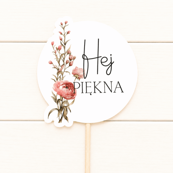 Pik - Topper - Hej Piękna - 6 szt. - anemon