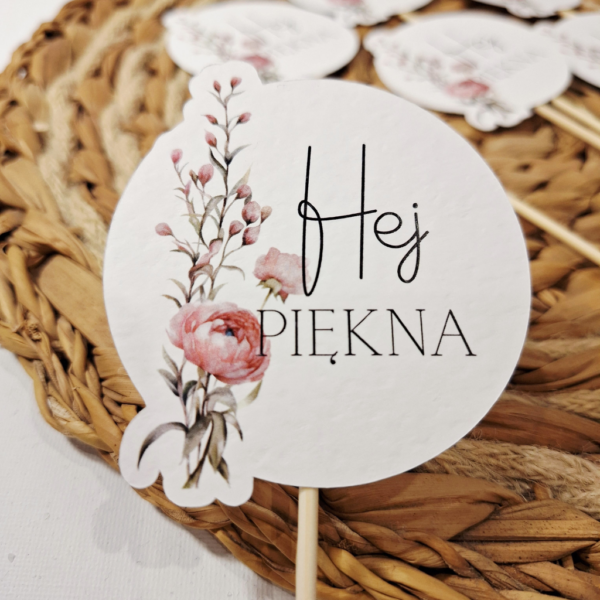 Pik - Topper - Hej Piękna - 6 szt. - anemon