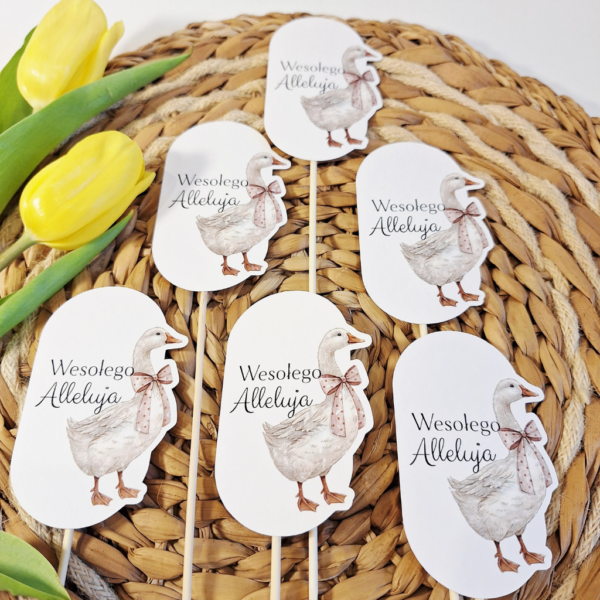 Pik - Topper - Wesołego Alleluja - 6 szt. - gąska