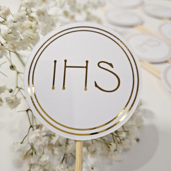 Pik - Topper - IHS złocony 12szt. p.