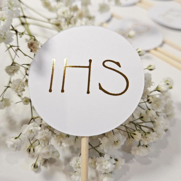 Pik - Topper - IHS złocony 12szt. p.