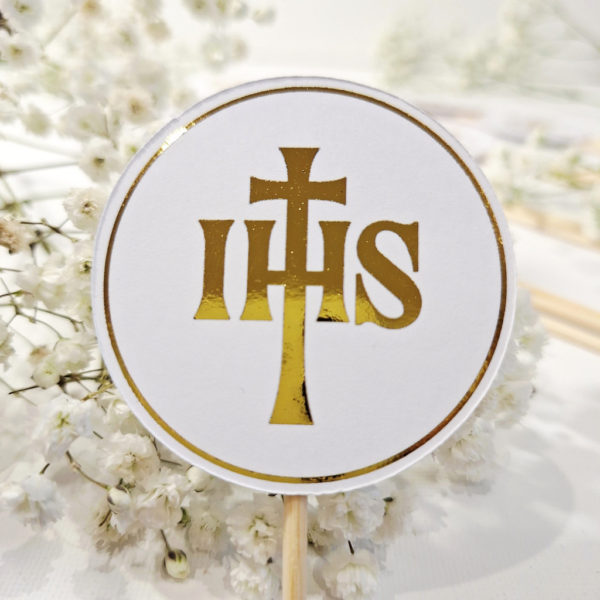 Pik - Topper - IHS złocony 12szt. p.