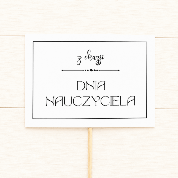 Pik - Topper 8szt. - Z okazji Dnia Nauczyciela - ramka